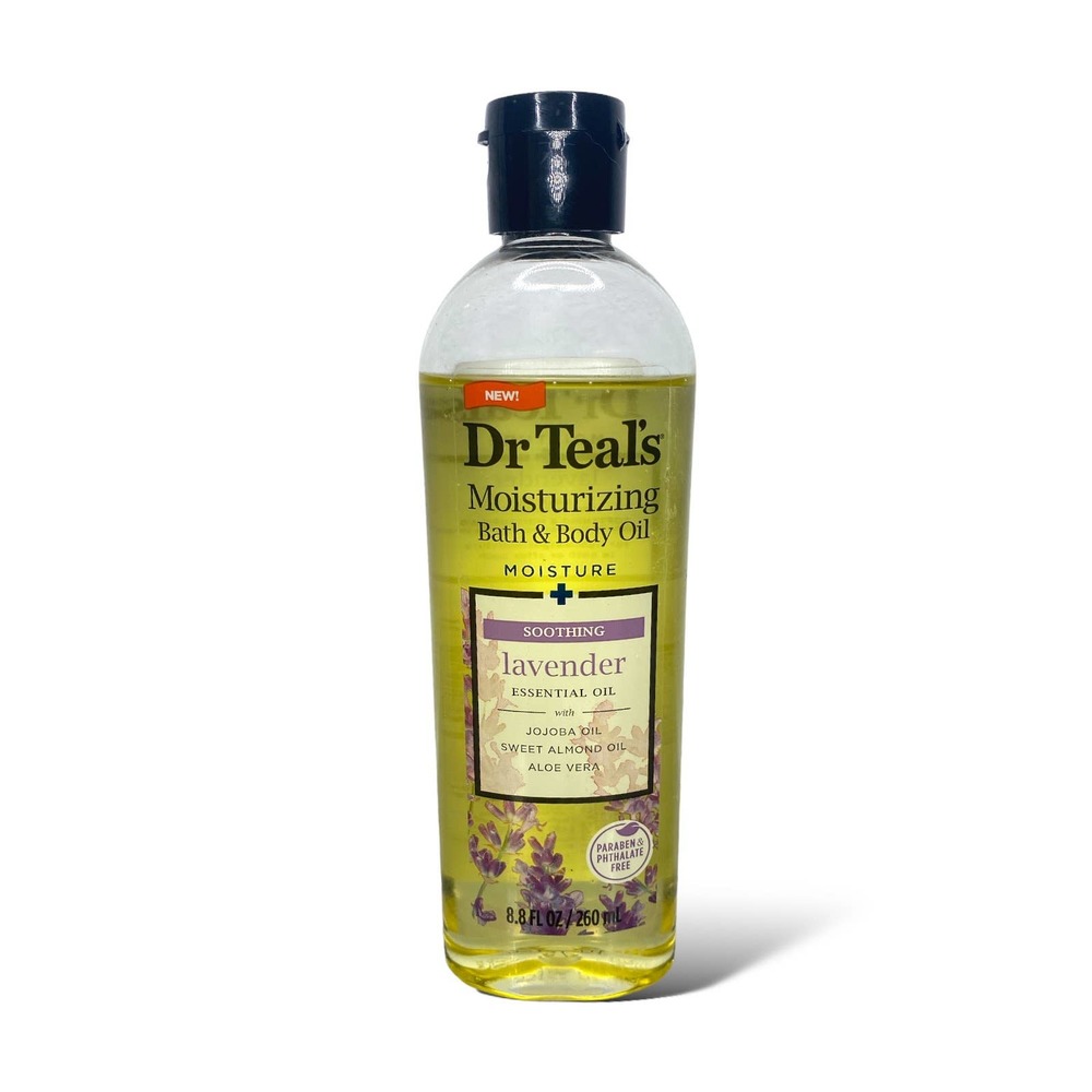 Dr Teal's Moisturizing Body & Bath Oil Lavender Almond Oil Jojoba Oil Aloe Vera